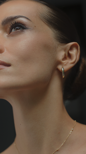 Lightweight and versatile gold earrings ideal for work-to-evening wear