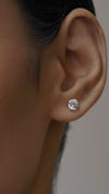 Irene Diamond Stud Earrings 18K Yellow Gold