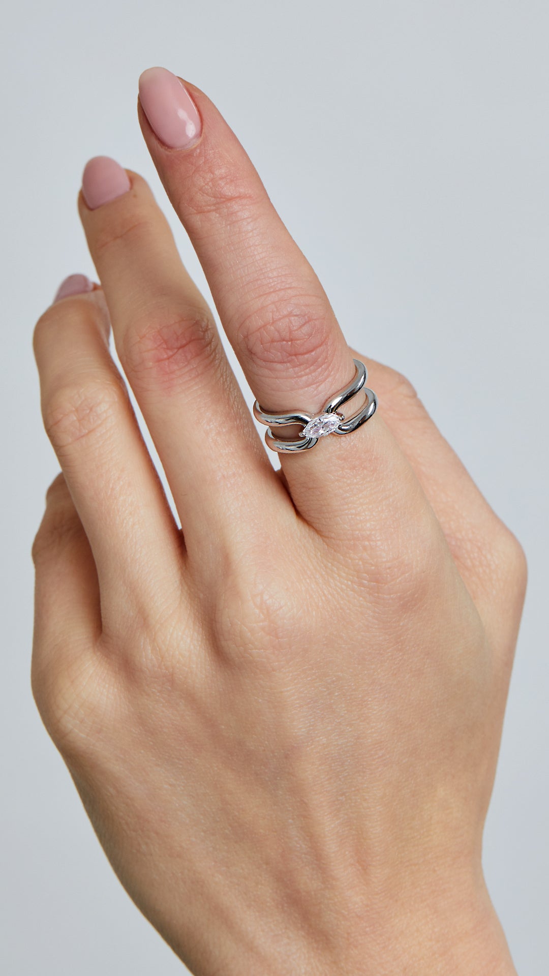 Jett Ring Sterling Silver