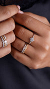 Junie Ring White Gold Plated