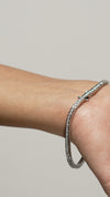 Kayla Bracelet White Gold Plated