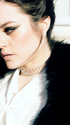 Khalesi Choker White Gold Plated