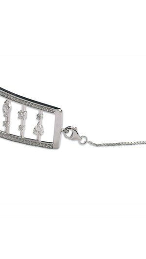 Khalesi Choker White Gold Plated