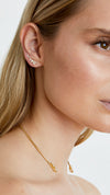 Steff Stud Earrings Gold Vermeil