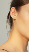 Leni Hoop Earrings Gold Vermeil