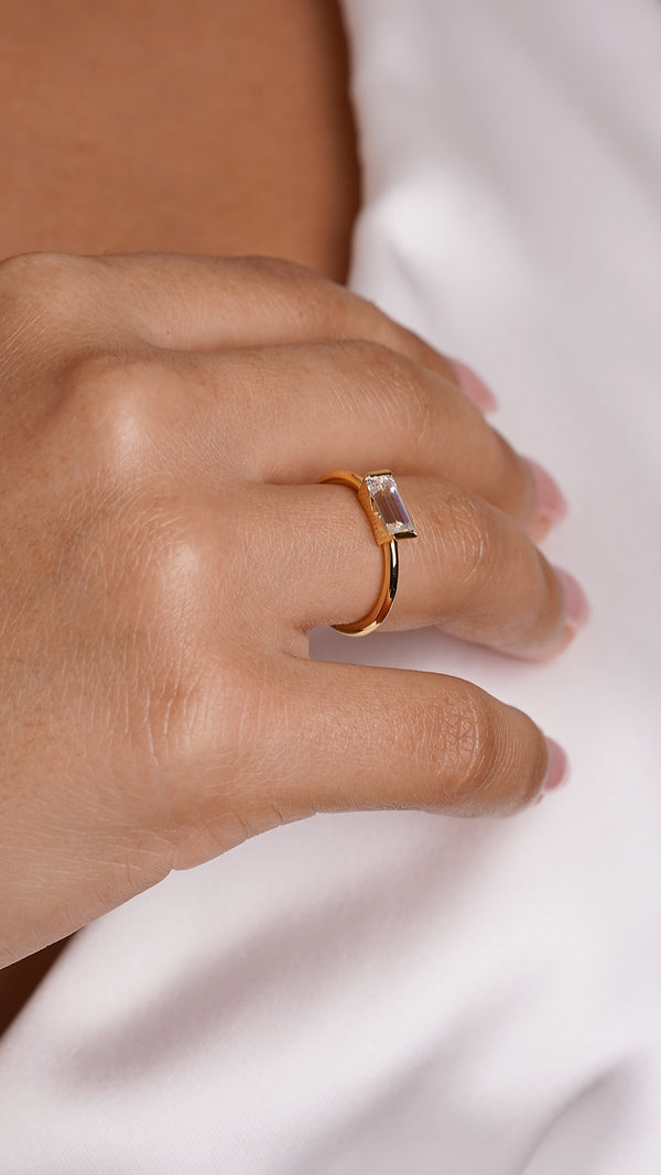 Linden Ring Gold Vermeil