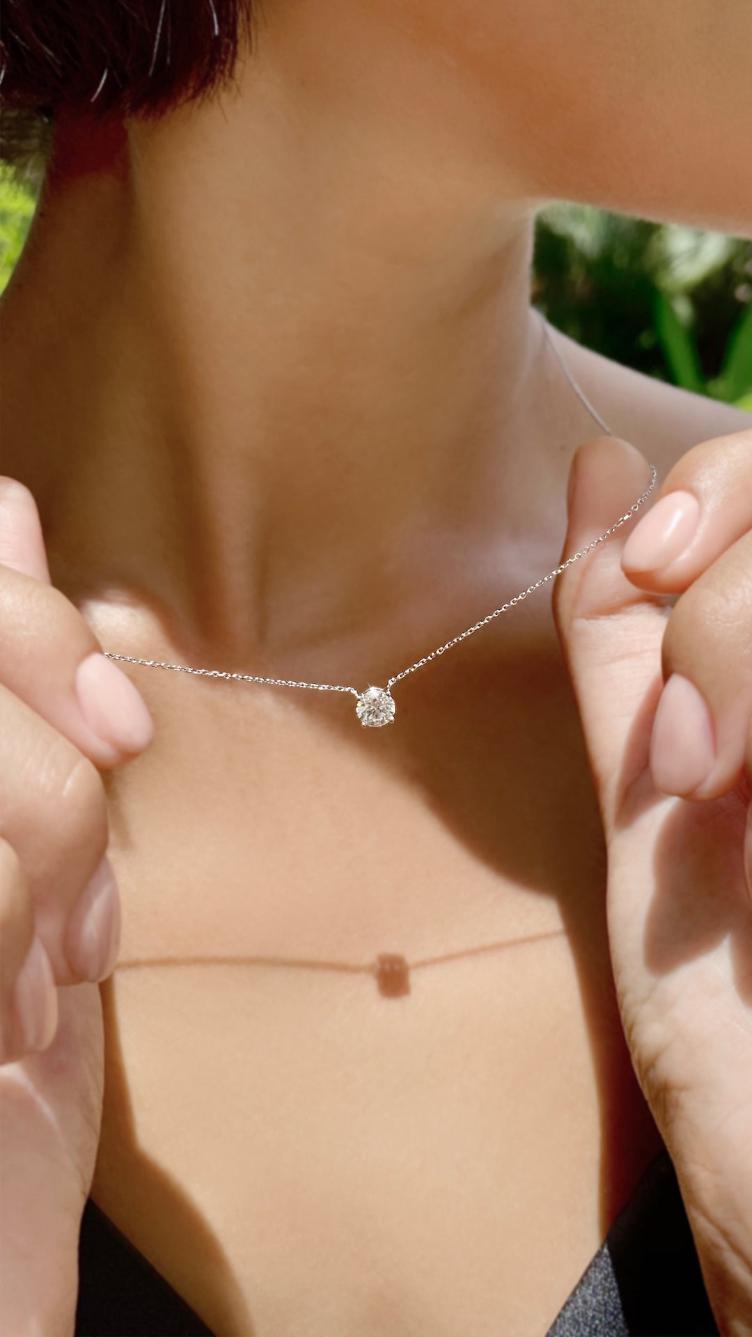 Loretta Necklace 18K White Gold