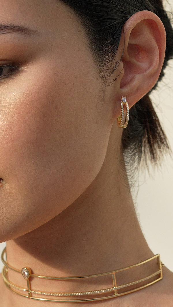 Myla Earrings Gold Vermeil