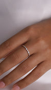 Mindy Ring White Gold Plated