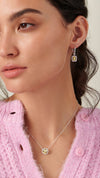 Moxie Earrings Yellow White Gold Plated