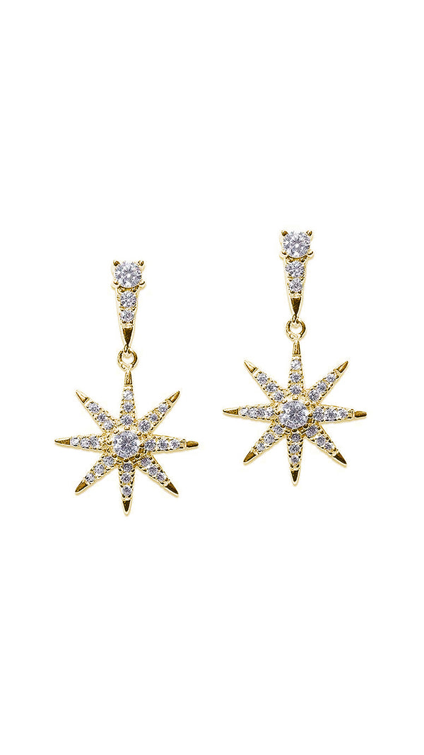 Nysa Earrings Gold Vermeil