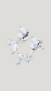 Navis Ear Jackets White Gold Plated