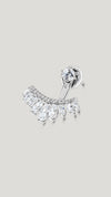 Heiress Ear Jacket White Gold Plated