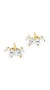 Kira Stud Earrings Gold Vermeil