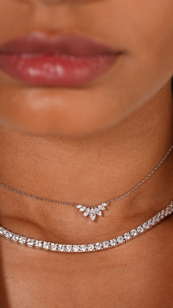 Tulisa Necklace Sterling Silver