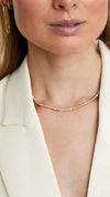 Phoebe Tennis Necklace Gold Vermeil