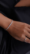 Quentin Bracelet White Gold Plated