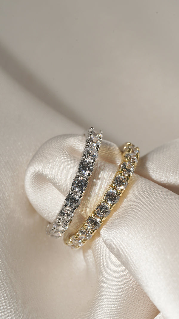 Raina Eternity Ring 9K Yellow Gold