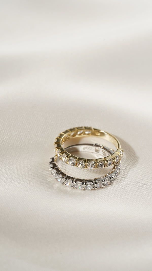 Raina Eternity Ring 9K Yellow Gold