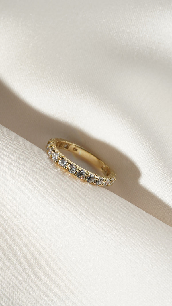 Raina Eternity Ring 9K Yellow Gold