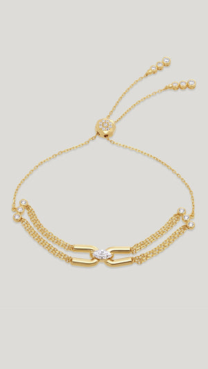 Stevie Bracelet 18K Gold Vermeil