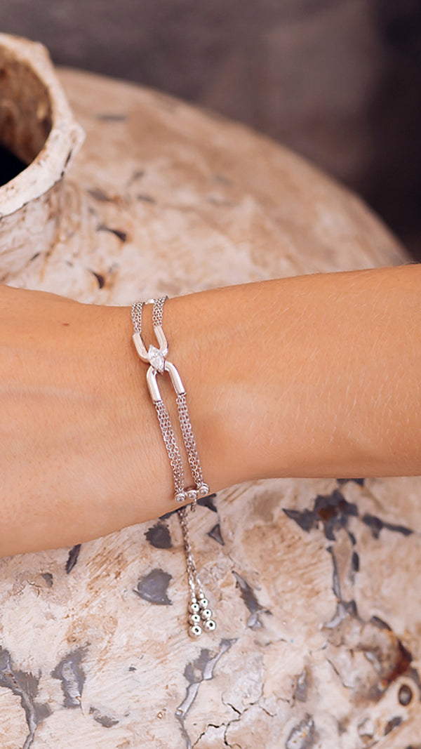 Stevie Bracelet Sterling Silver