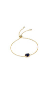 Lab-grown sapphire cabochon stone slider bracelet for women from the Sugardrop collection.