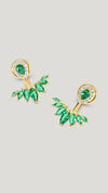 Suriya Emerald Ear Jackets 18K Gold Vermeil