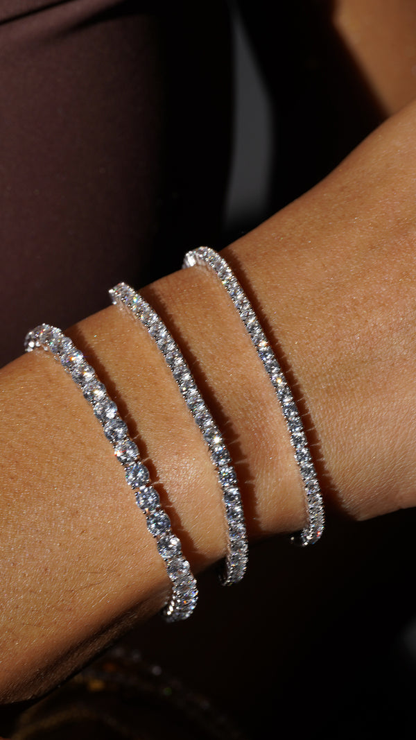 Hailey Tennis Bracelet Sterling Silver