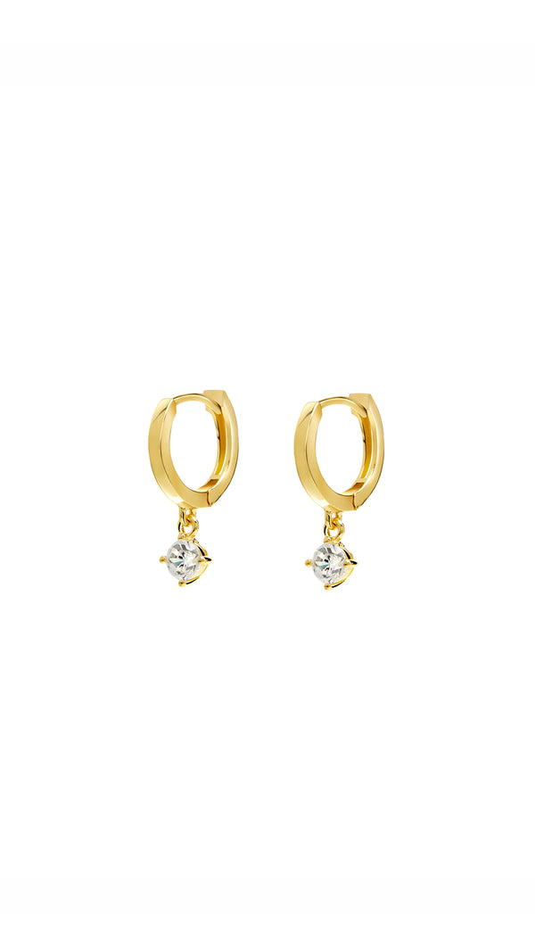 Tilda Hoop Earrings Gold Vermeil