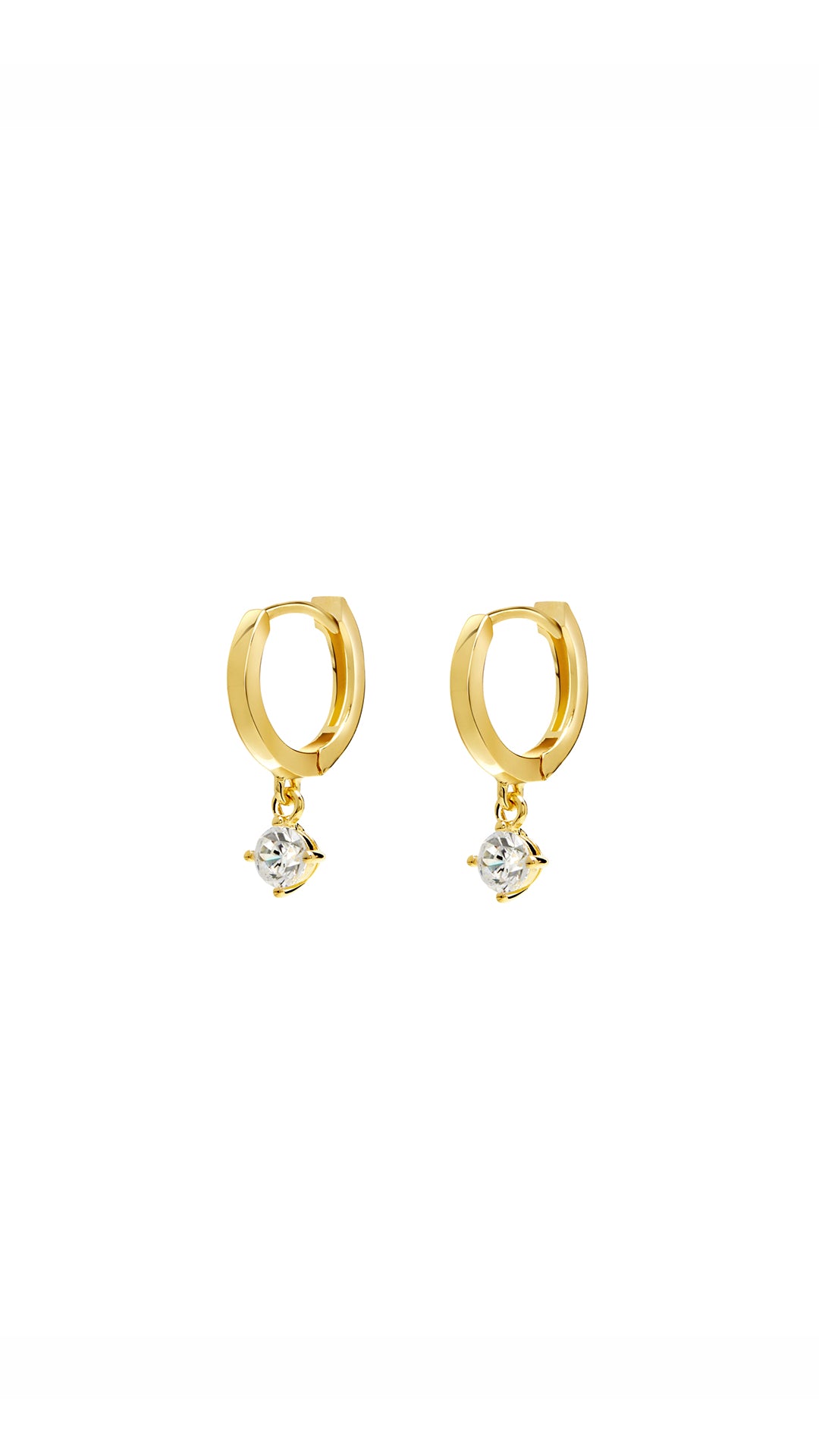 Tilda Hoop Earrings Gold Vermeil