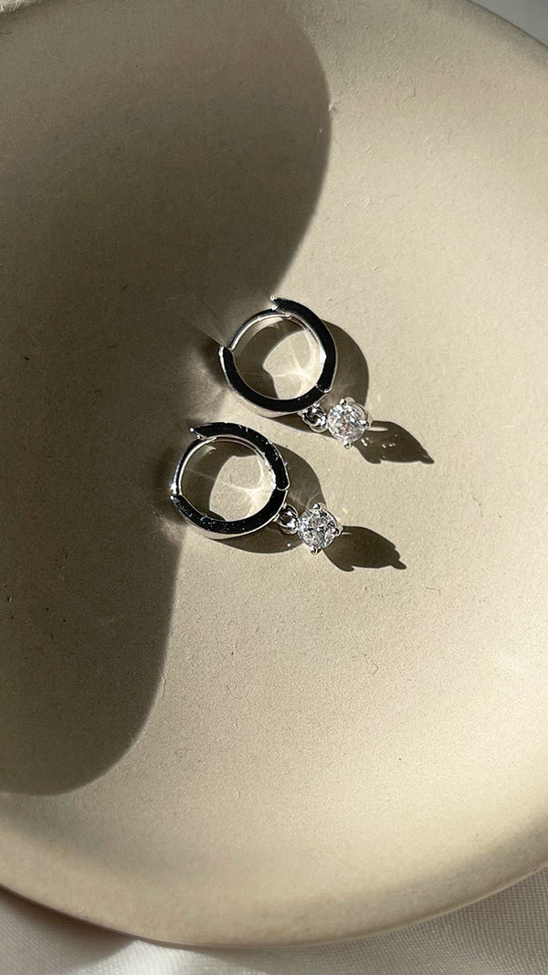 Tilda Hoop Earrings Sterling Silver