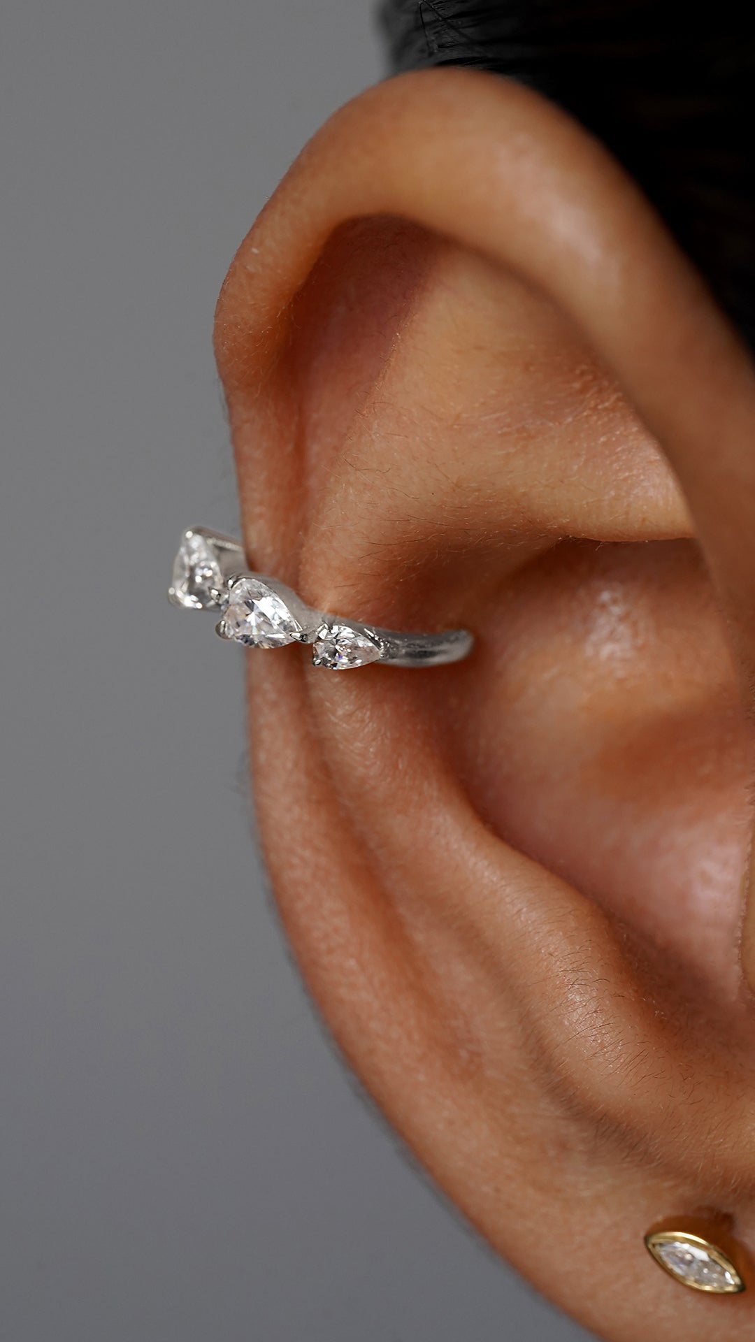 Toluda Cuff Earring Sterling Silver