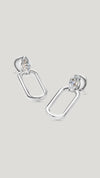 Tori Earrings White Gold Plated