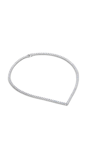 Vee Line Necklace Sterling Silver