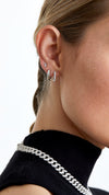 Steff Studs White Gold Plated