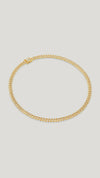 Vida pavé small cuban chain necklace for women 