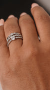 Cate Ring White Gold Plated
