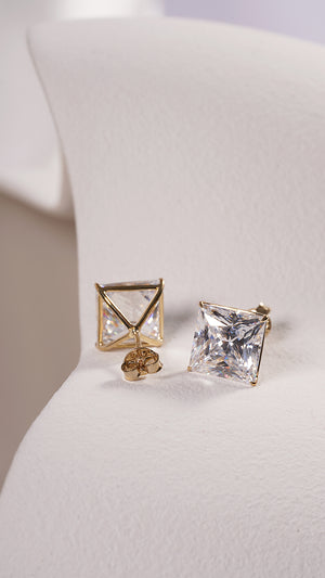 Zara Stud Earrings 9K Yellow Gold