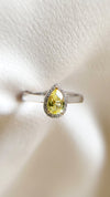 Bianca Ring 0.50ct 18K White Gold Yellow Sapphire