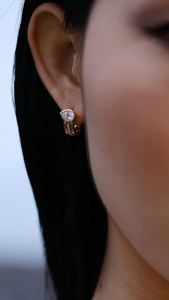 Jaia Earrings Gold Vermeil – CARAT* London UK