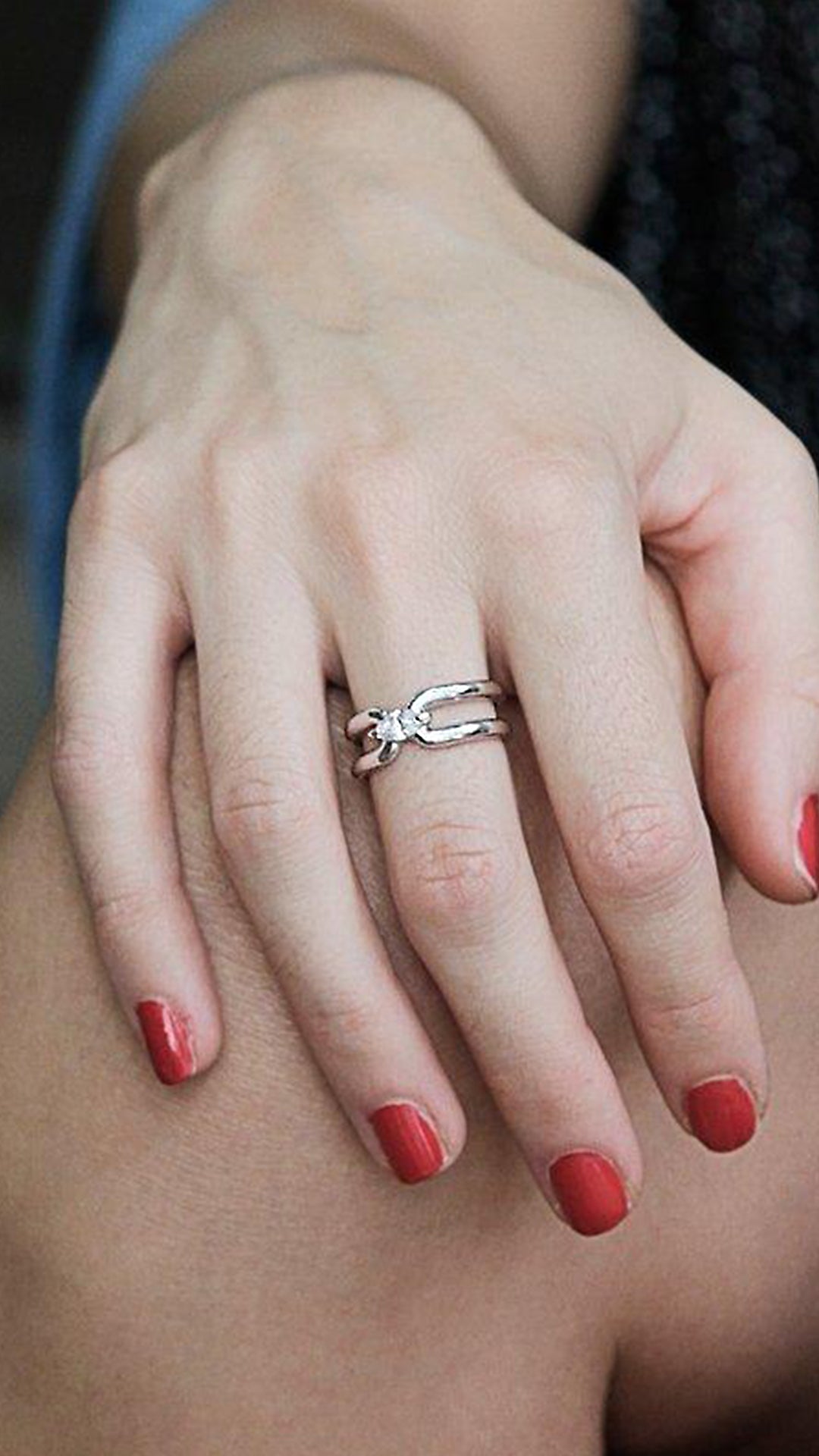 Delicate hot sale sentiments ring