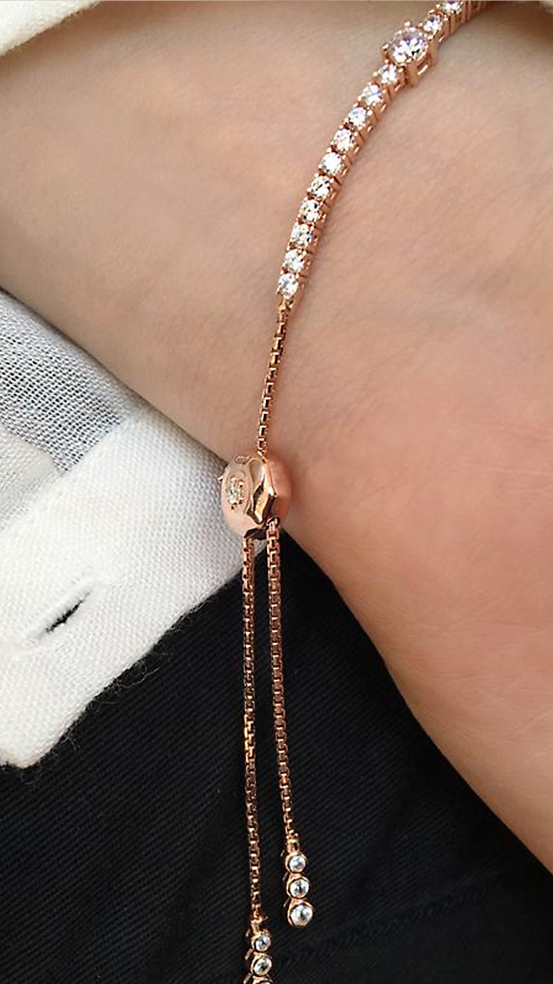 Rose gold vermeil on sale bracelet