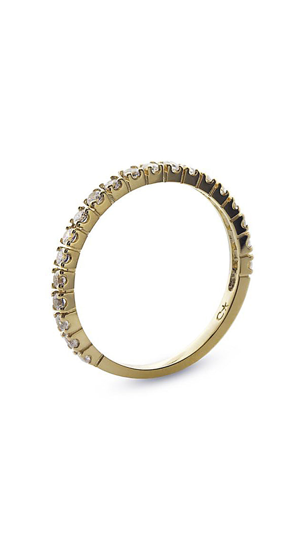 Fallon Half Eternity Ring 9K Yellow Gold